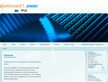 Tablet Screenshot of emitec.com